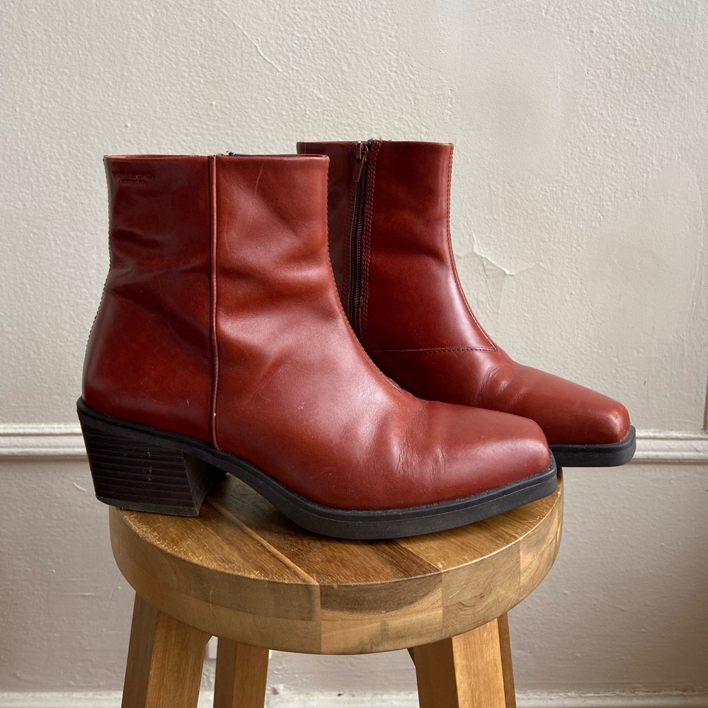 Red Simone Vagabond Boots